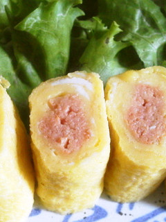 お弁当用たまご焼き~ケチャ味2色焼き~-レシピのメイン写真