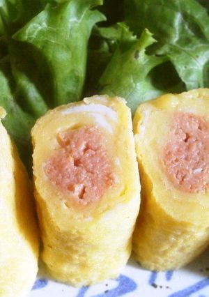 お弁当用たまご焼き～ケチャ味2色焼き～-レシピのメイン写真