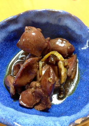 簡単☆鉄分補給☆鶏肝の甘辛煮-レシピのメイン写真