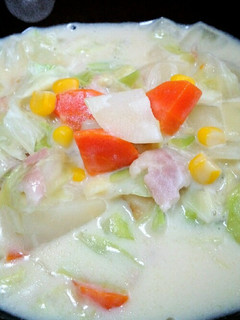 野菜を食べるクリームスープ-レシピのメイン写真