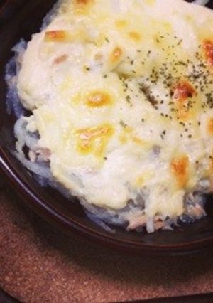 ツナ大根の豆腐ソースでグラタン風♡-レシピのメイン写真