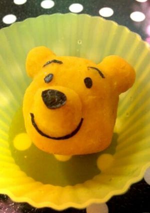キャラ弁☆かぼちゃでプーさん♡-レシピのメイン写真