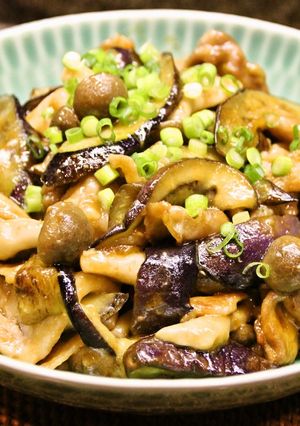 簡単おいしぃ♪豚と茄子のオーロラ味噌炒め-レシピのメイン写真