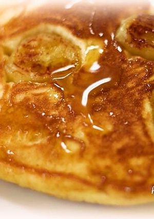 ふわとろバナナパンケーキ-レシピのメイン写真
