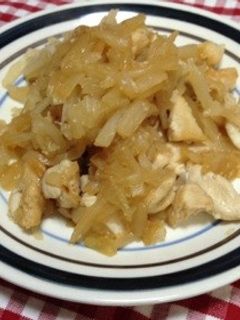 大根とササミ炒め-レシピのメイン写真