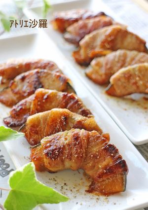 香ばしい！かぼちゃ&豚バラ肉★肉巻き★-レシピのメイン写真
