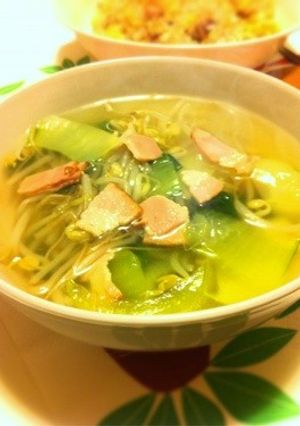 繊維たっぷり！おてがる中華スープ-レシピのメイン写真