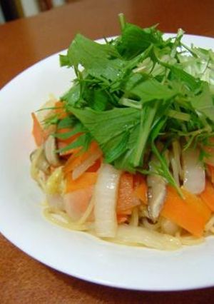 鍋具材でパスタ-レシピのメイン写真
