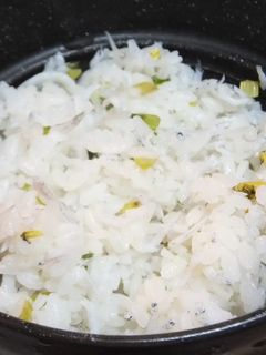 シラス&大根の葉の混ぜご飯-レシピのメイン写真