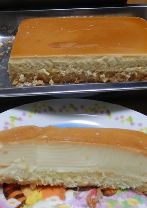 大量作成！プリンケーキ-レシピのメイン写真