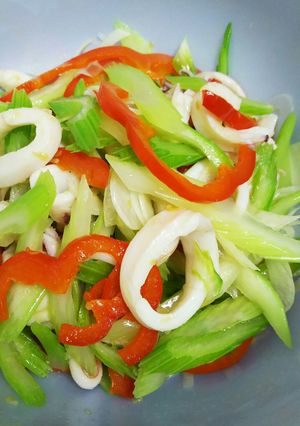 いかとセロリのマリネ*デパ地下サラダ-レシピのメイン写真