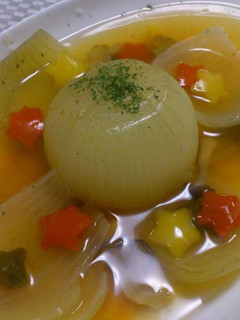 ☆新玉ねぎの丸ごとスープ☆-レシピのメイン写真