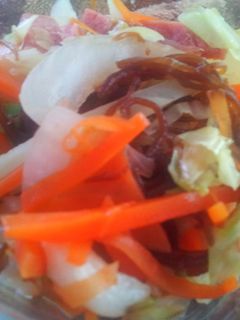 もずくと野菜炒め-レシピのメイン写真