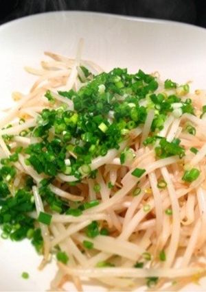 【楽ちん簡単】ネギもやし【節約ヘルシー】-レシピのメイン写真