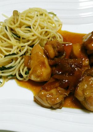 しそ消費★パスタでお肉に合う付け合せ！-レシピのメイン写真