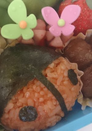 てんとう虫 キャラ弁-レシピのメイン写真