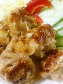 豚こまで肉団子**ネギ塩だれ-レシピのメイン写真