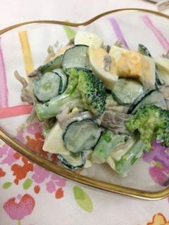 舞茸とブロッコリーのデリ風サラダ-レシピのメイン写真