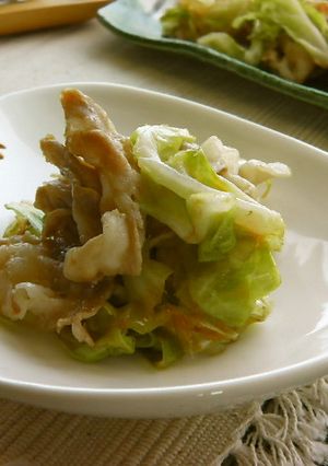 豚とキャベツのラーポン炒め♬-レシピのメイン写真