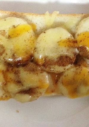 バナナチーズシナモントースト(無砂糖）-レシピのメイン写真