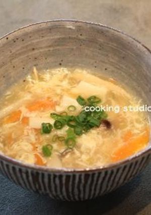 豚しゃぶのスープで酸辣湯-レシピのメイン写真
