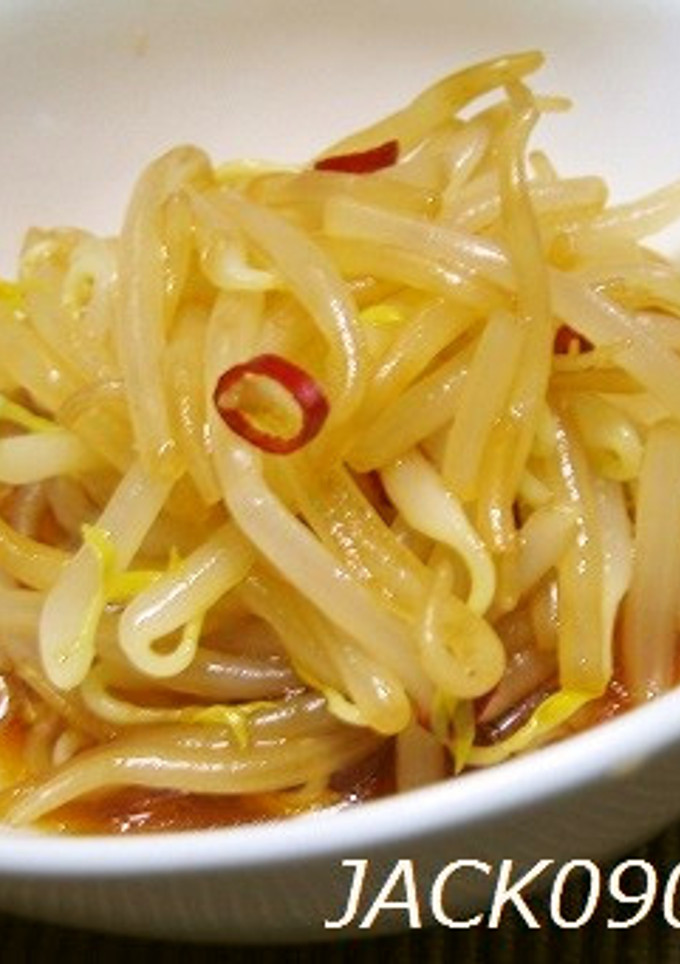 簡単節約お惣菜♪もやしの中華風酢の物-レシピのメイン写真