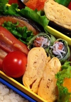 お弁当に♪レンチンキャベツで梅シラス巻-レシピのメイン写真