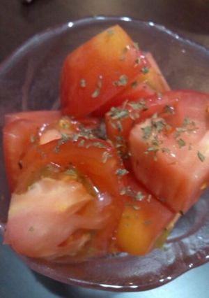 冷やしトマトのサラダ-レシピのメイン写真