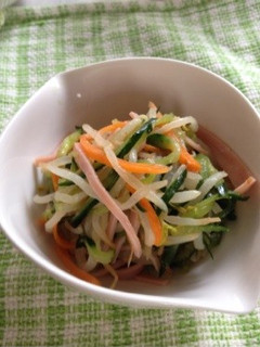 野菜モリモリ☆簡単ナムル風サラダ-レシピのメイン写真