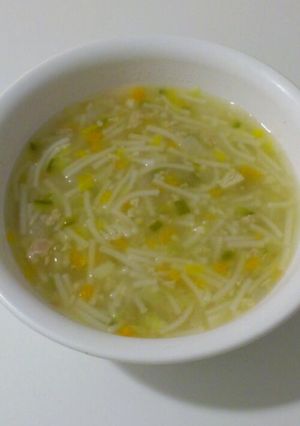 離乳食中期☆鶏と野菜のにゅうめん*-レシピのメイン写真