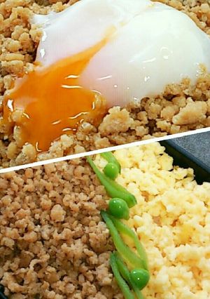 そぼろ弁当＆そぼろ丼★玉子＆鶏そぼろ！-レシピのメイン写真