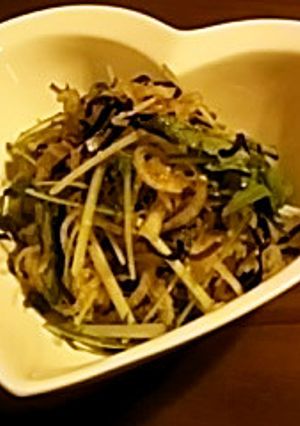 ◆簡単副菜♡大根と水菜のごま昆布和え◆-レシピのメイン写真