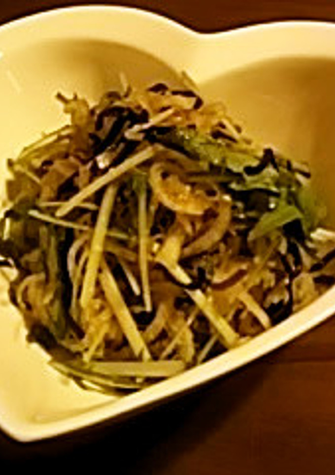 ◆簡単副菜♡大根と水菜のごま昆布和え◆-レシピのメイン写真