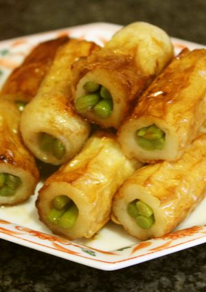 にんにくの芽入りちくわのバター醬油焼き-レシピのメイン写真