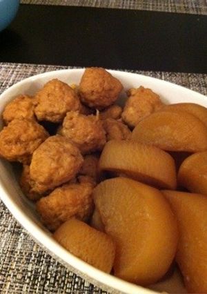 鶏肉団子と大根の煮物-レシピのメイン写真