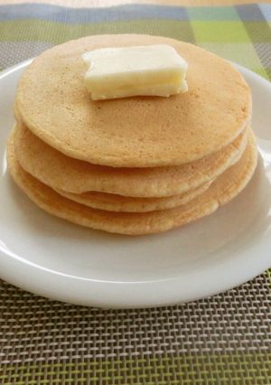 全粒粉とヨーグルトのパンケーキ-レシピのメイン写真