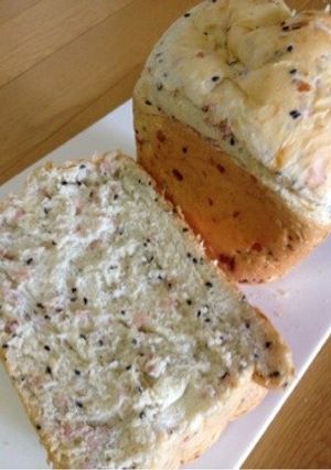 HBまかせ☆ハムチーズごまパン♬-レシピのメイン写真
