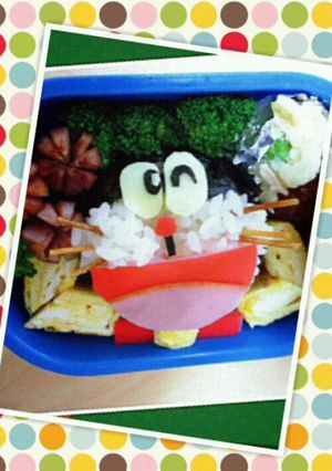 (^_-)-☆ドラえもんキャラ弁-レシピのメイン写真