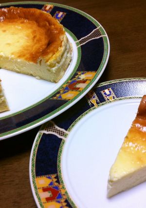 水切りヨーグルトでベイクドチーズケーキ風-レシピのメイン写真