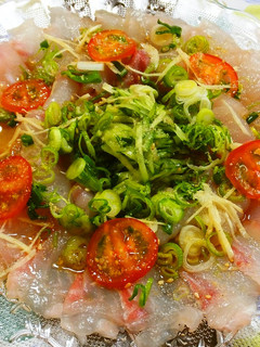 鯛の中華風カルパッチョ-レシピのメイン写真