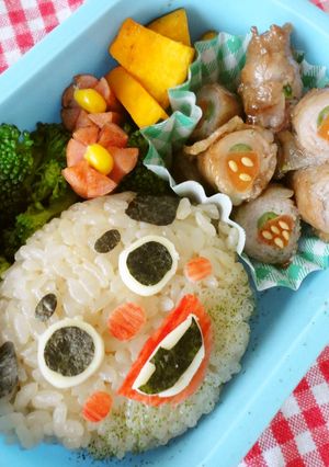 キャラ弁＊ゆるキャラ ちっちゃいおっさん-レシピのメイン写真