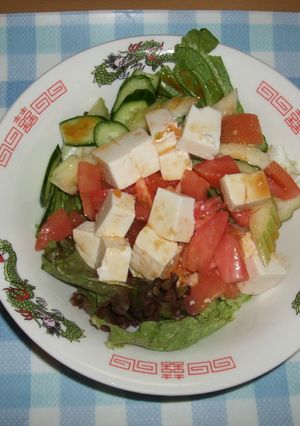 豆腐とトマトの中華サラダ-レシピのメイン写真