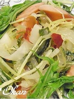 大根と水菜のペペロンチーノ風-レシピのメイン写真