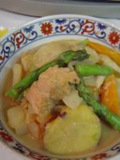 石狩鍋風 野菜と鮭のごった煮-レシピのメイン写真
