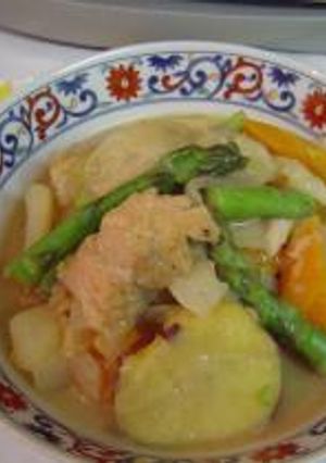 石狩鍋風 野菜と鮭のごった煮-レシピのメイン写真