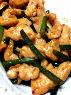 鶏ムネ肉とニンニクの芽炒め❤-レシピのメイン写真
