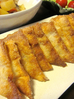 ツナ缶とワンタンor餃子の皮で簡単おかず-レシピのメイン写真