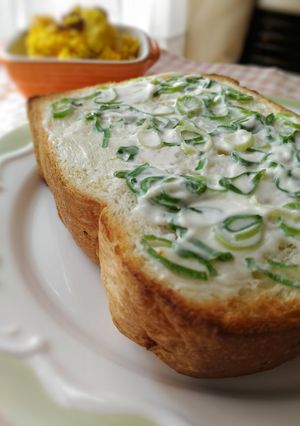 ねぎクリームチーズトースト-レシピのメイン写真