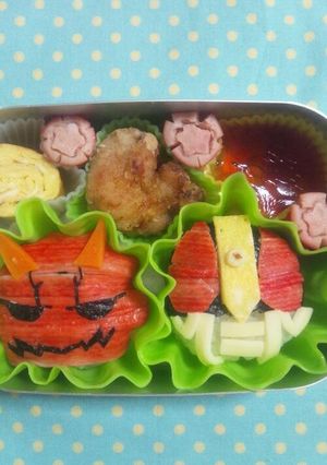 キャラ弁!!仮面ライダー電王とモモタロス-レシピのメイン写真