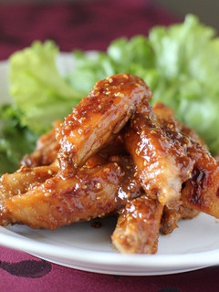 ゴマたっぷり♪鶏手羽中の照り焼き-レシピのメイン写真